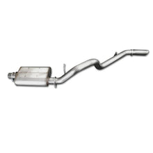 Load image into Gallery viewer, JBA 97-99 Jeep Wrangler TJ 2.5L/4.0L 304SS Single Rear Exit Cat-Back Exhaust - Installation View