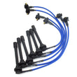 Load image into Gallery viewer, JBA 98-00 Ford Ranger 3.0L Ignition Wires - Blue - Side View