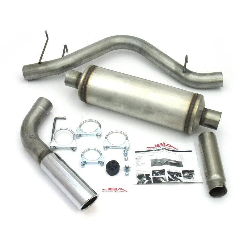 JBA 98-01 Ram 1500/2500 3.9L/5.2L/5.9L 409SS Pass Side Single Exit Cat-Back Exhaust - Main Product View