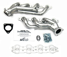 Load image into Gallery viewer, JBA 99-01 GM Truck 4.8L/5.3L LS w/o A.I.R. w/EGR 1-5/8in Primary Silver Ctd Cat4Ward Header - Main Product View