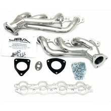 Load image into Gallery viewer, JBA 99-02 GM Truck 6.0L LS w/o A.I.R. w/EGR 1-5/8in Primary Silver Ctd Cat4Ward Header - Side View