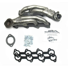 Load image into Gallery viewer, JBA 99-04 Ford Mustang 4.6L 2V 1-5/8in Primary Raw 409SS Cat4Ward Header - Side View