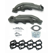 Load image into Gallery viewer, JBA 99-04 Ford Mustang 4.6L 4V 1-5/8in Primary Ti Ctd Cat4Ward Header - Side View