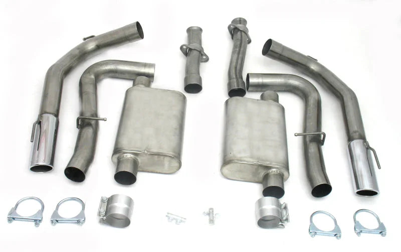 JBA 99-04 Ford Mustang Cobra IRS 4.6L 4V 409SS Dual Rear Exit Cat-Back Exhaust - Main Product View