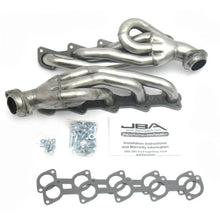 Load image into Gallery viewer, JBA 99-04 Ford Truck 6.8L 2V V10 w/o EGR 1-1/2in Primary Raw 409SS Cat4Ward Header - Main Product View