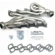 Load image into Gallery viewer, JBA 99-04 Ford Truck 6.8L 2V V10 w/o EGR 1-1/2in Primary Raw 409SS Cat4Ward Header - Side View