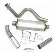 Load image into Gallery viewer, JBA 99-05 Ford Excursion 5.4L/6.8L 409SS Pass Side Single Exit Cat-Back Exhaust - Side View