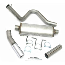 Load image into Gallery viewer, JBA 99-05 Ford Excursion 5.4L/6.8L 409SS Pass Side Single Exit Cat-Back Exhaust - Side View