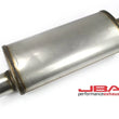 Load image into Gallery viewer, JBA Universal Chambered Style 304SS Muffler 18x8x5 3in Inlet Diameter Offset/Center
