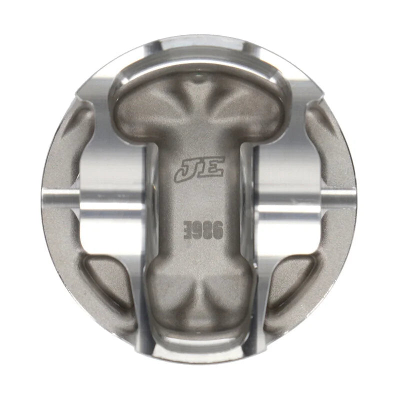 JE Pistons 07+ Mitsubishi EVO X 4B11 86.25 Bore 10.0:1 +1.1cc Dome (Set of 4) - Installation View