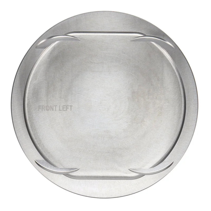 JE Pistons 07+ Nissan GTR VR38DETT 95.5mm Bore STD Size 10.0:1 CR Pistons - Back View