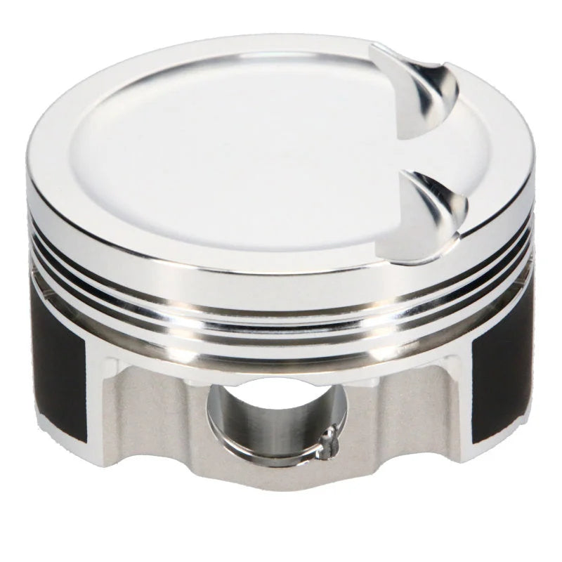 JE Pistons 08-14 VW 2.0T TSI 83mm Bore 10.0:1 CR -5.2cc Dome Piston And Ring Kit (Set Of 4) - Back View