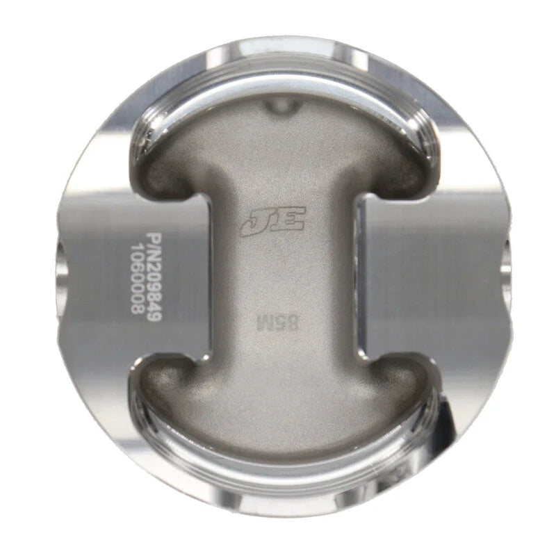 JE Pistons 10:1 Piston Kit - Single fits Nissan SR20DET - Back View