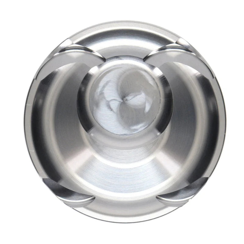 JE Pistons 2013+ Hyundai Gamma GDI 1.6L Turbo 77.5mm Bore -8.7cc Dish Piston Kit (Set of 4 Pistons) - Back View