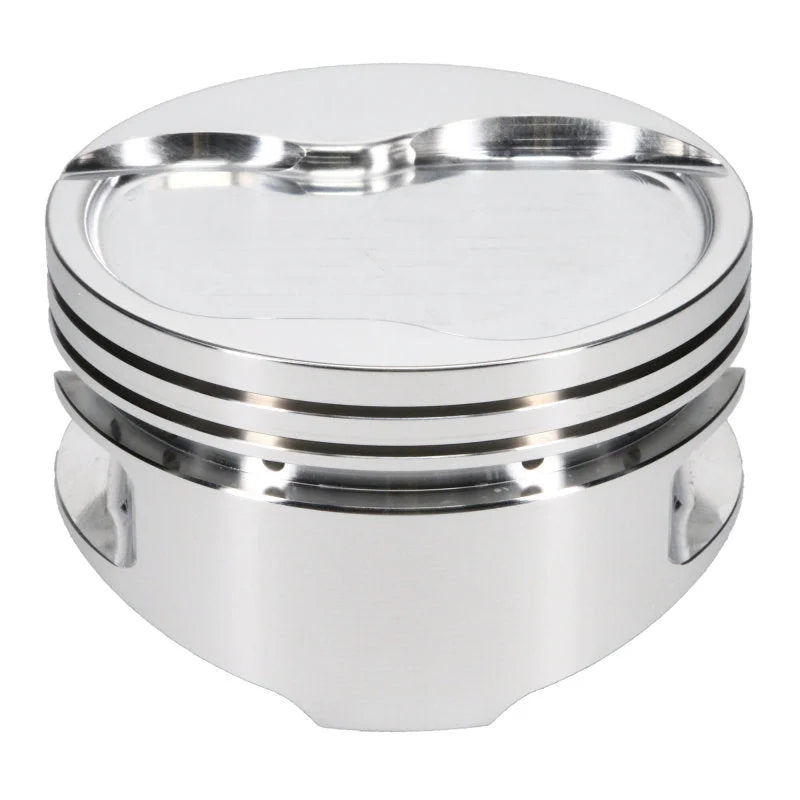JE Pistons 302/351 SBF DISH Set of 8 Pistons - Installation View