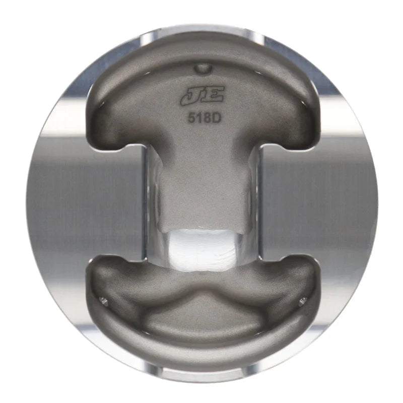 JE Pistons 302/351 SBF DISH Set of 8 Pistons - Installation View