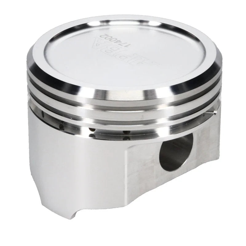 JE Pistons 305 SBC 4V FT APBA Set of 8 Pistons - Installation View
