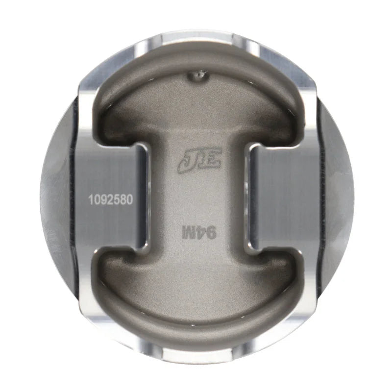 JE Pistons 305 SBC DISH APBA Set of 8 Pistons - Back View