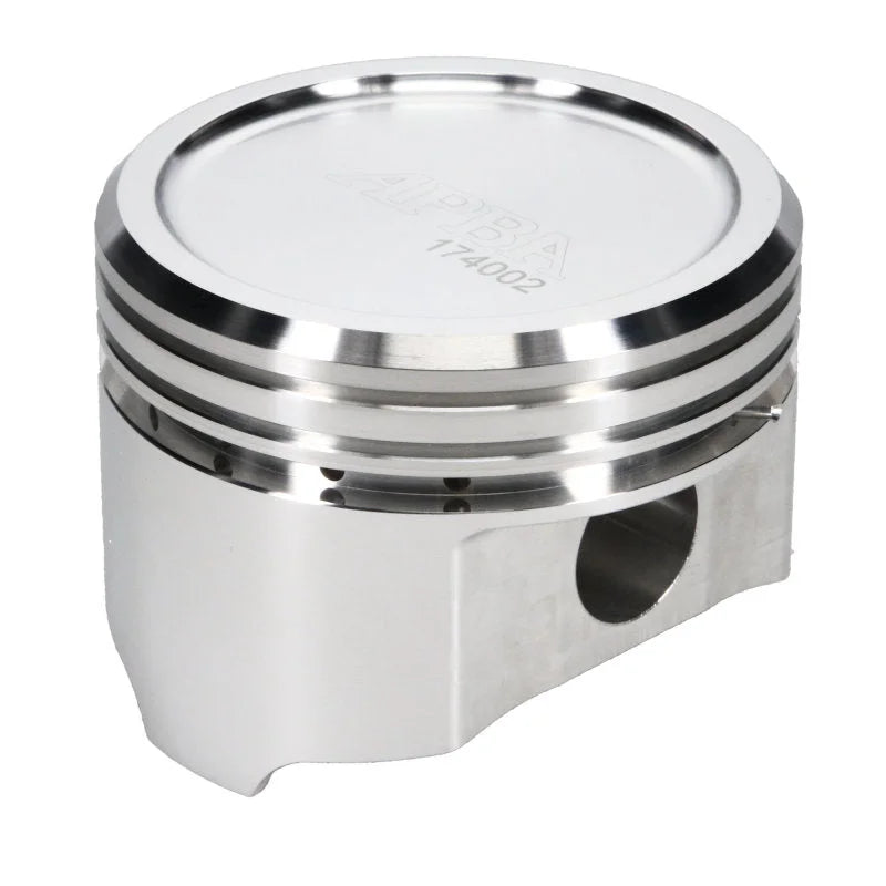 JE Pistons 305 SBC DISH APBA Set of 8 Pistons - Installation View