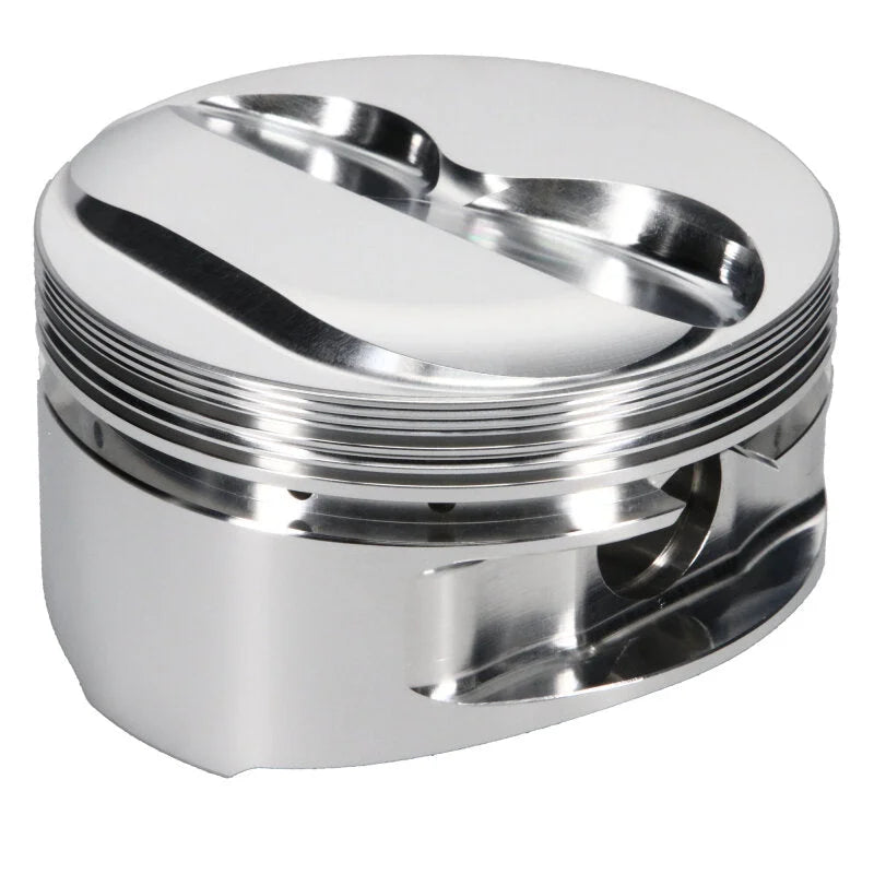 JE Pistons 350 SBC 4.040 in. Bore 1.250 in. CH 13.70 CC Dome Left Piston - Single - Installation View