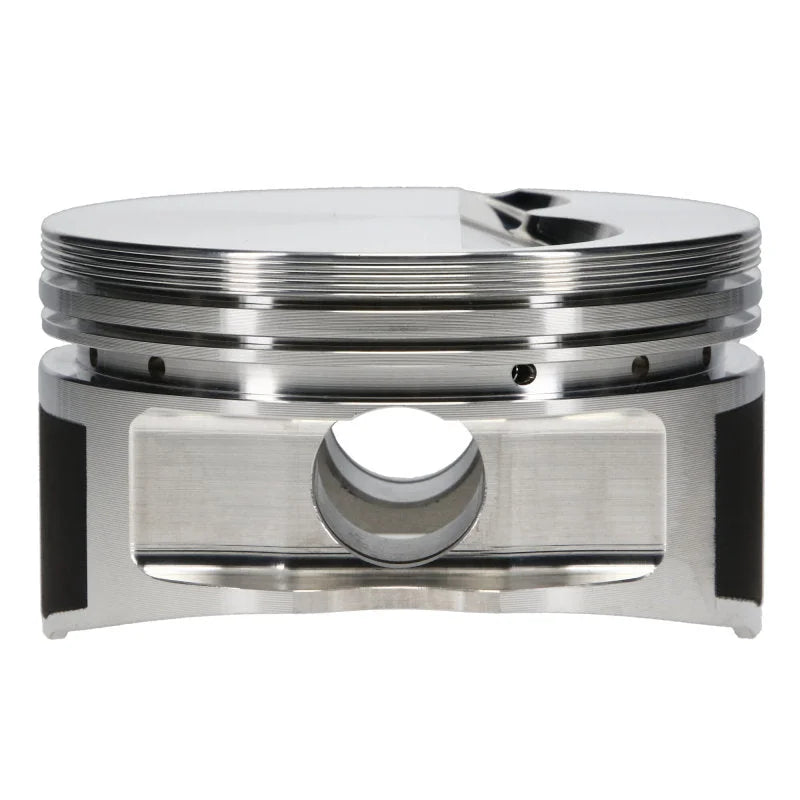 JE Pistons 350 SBC-FORD N SPRFY Set of 8 Pistons - Side View