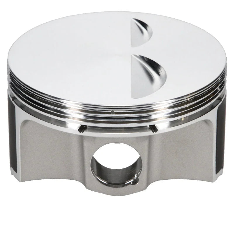JE Pistons 350 SBC SPRFLY WT FT Set of 8 Pistons - Side View