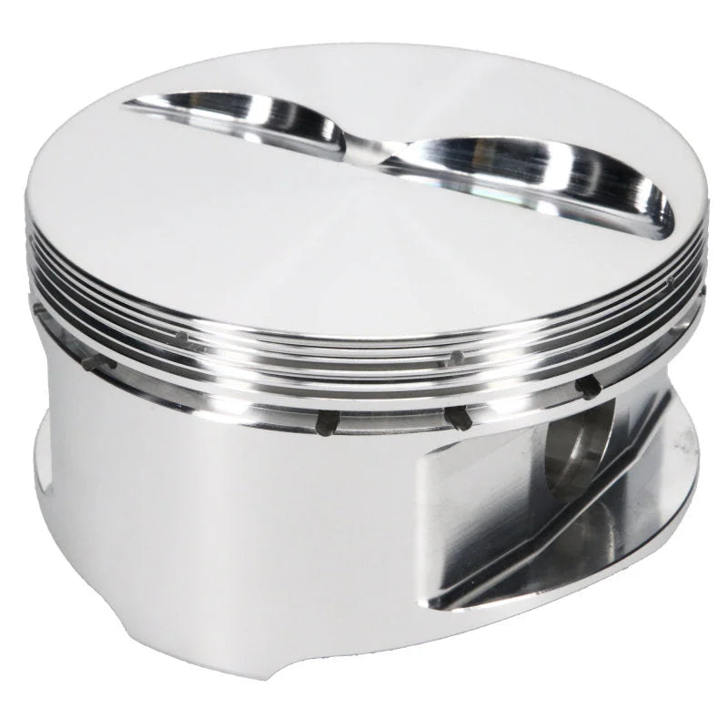 JE Pistons 350 SBC STD DTY FT Set of 8 Pistons - Side View
