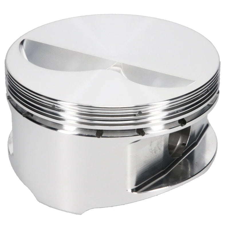 JE Pistons 350 SBC STD DTY FT Set of 8 Pistons - Back View