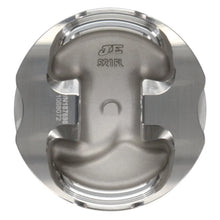 Load image into Gallery viewer, JE Pistons 350 SBC STD FLAT TOP Set of 8 Pistons - Side View