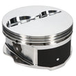 Load image into Gallery viewer, JE Pistons 350 SBC STD FLAT TOP Set of 8 Pistons - Back View