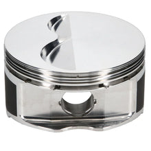 Load image into Gallery viewer, JE Pistons 350 SBC ULTRA FT GP Set of 8 Pistons - Side View