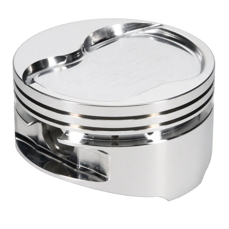 JE Pistons 351 STROKER DISH Set of 8 Pistons - Back View