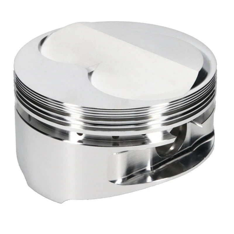 JE Pistons 400-12 SBC .150 DOME Set of 8 Pistons - Back View