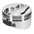 Load image into Gallery viewer, JE Pistons 400-12 SBC .150 DOME Set of 8 Pistons - Installation View