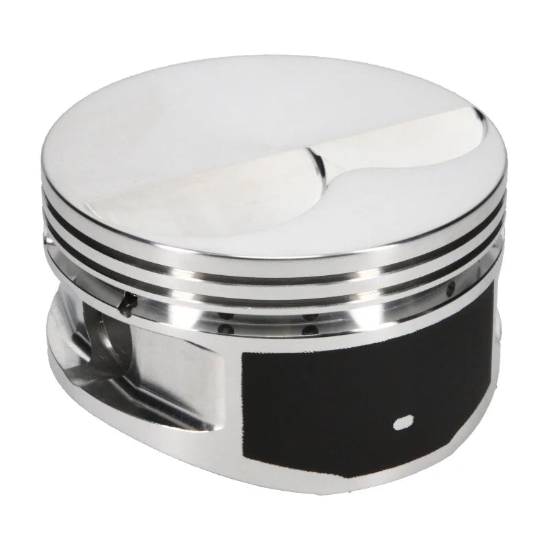 JE Pistons 400-18 SBC Flat Top Piston - SINGLE - Left - Installation View