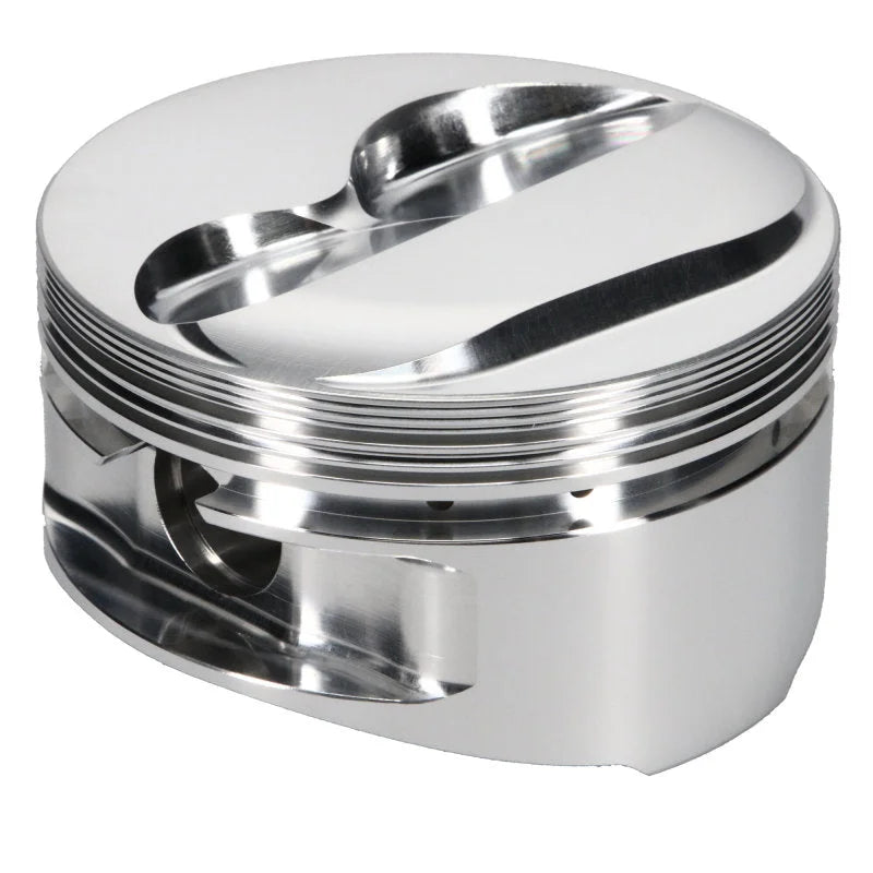 JE Pistons 400 SBC DOME Set of 8 Pistons - Side View