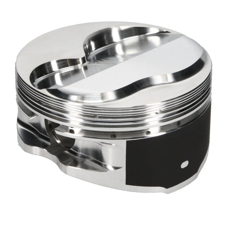 JE Pistons 400SBC 18DEG DOME Set of 8 Pistons - Back View
