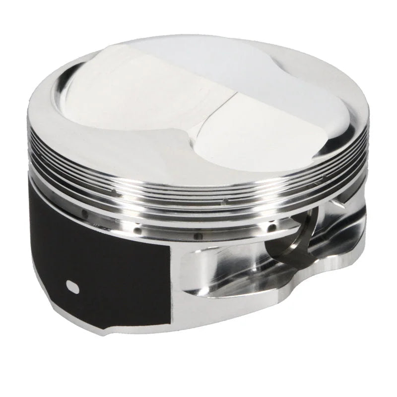 JE Pistons 400SBC 18DEG DOME Set of 8 Pistons - Back View