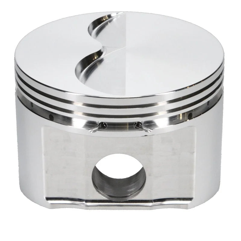 JE Pistons 440 MOPAR FT -3cc Set of 8 Pistons - Back View