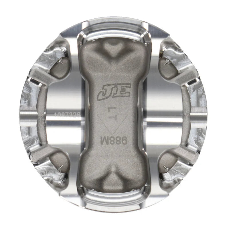 JE Pistons 4.6 2V MOD STRKR 9.5:1 Set of 8 Pistons - Side View