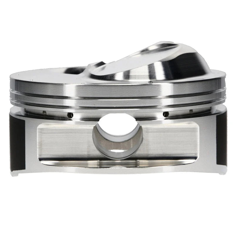 JE Pistons 502BBC OPEN CHAM DOM Set of 8 Pistons - Back View