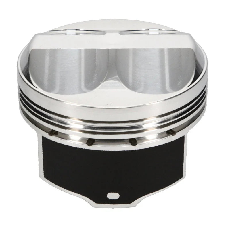 JE Pistons 86.25mm Bore 0.827in Pin Dia 8.5:1 CR - Set of 6 fits Nissan RB25DET - Side View