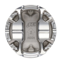 Load image into Gallery viewer, JE Pistons 91-98 Mitsubishi 3000 GT 6G72 91.1mm Bore / -15.5 Dish Pistons - Set of 6 - Side View