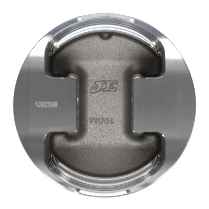 JE Pistons 99.5mm Bore 108mm Stroke 23.8cc Dome 11.3:1 CR (Set of 6) fits Nissan TB48DE (Stroker) - Side View