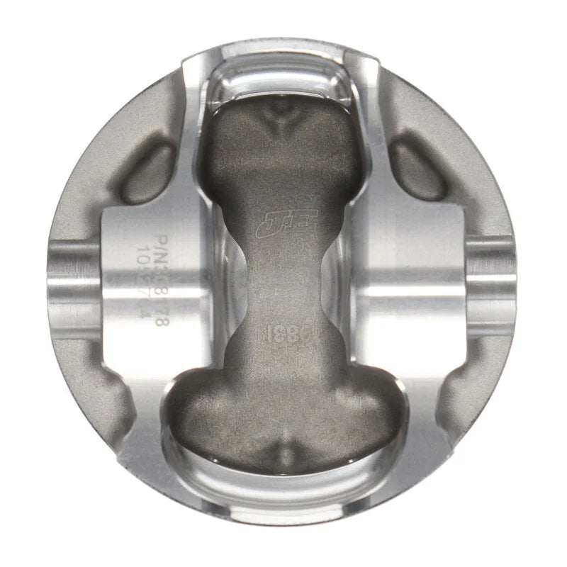 JE Pistons Audi 5.2L FSI R8 V10 85mm Bore 1.086 CH -4.70cc Pistons - Set of 10 - Back View