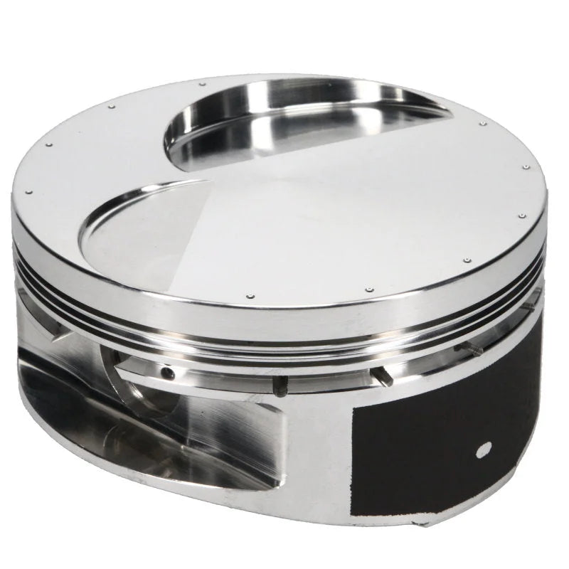 JE Pistons BBC 12/14 DEG Set of 8 Pistons - Side View