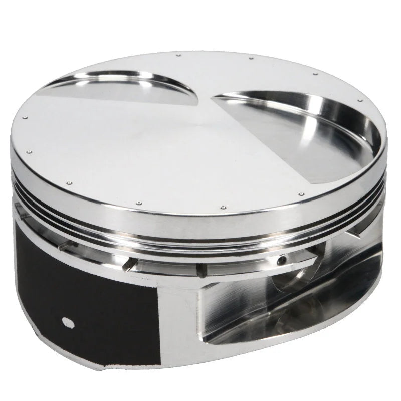 JE Pistons BBC 12/14DEG Set of 8 Pistons - Back View