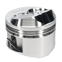 Load image into Gallery viewer, JE Pistons BBC APBA DOME Set of 8 Pistons - Side View