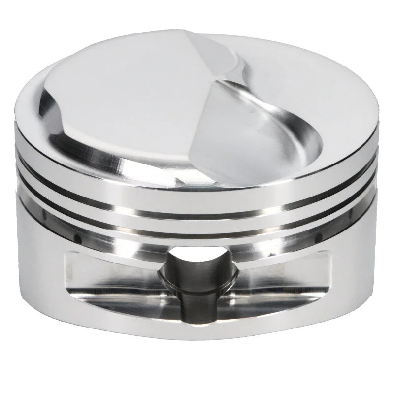JE Pistons BBC BLOWN ALKY DM Set of 8 Pistons - Side View