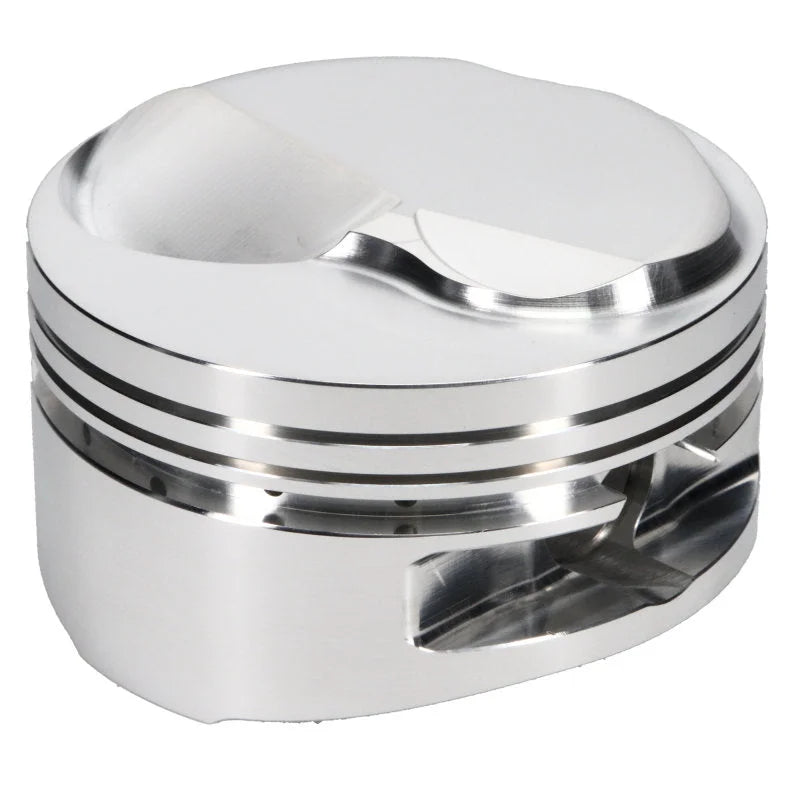 JE Pistons BBC BLWN ALKY DOME Set of 8 Pistons - Back View